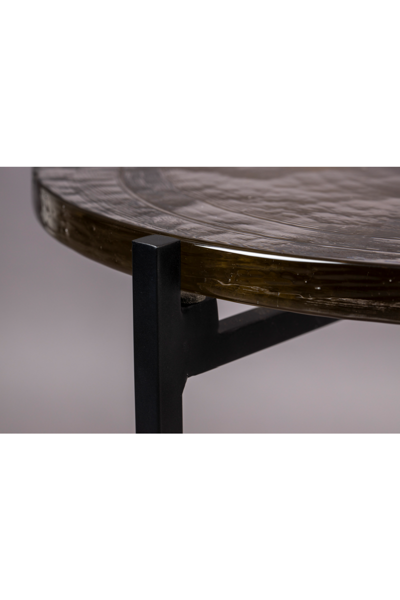 Casted Glass Side Table | Dutchbone Vidrio | Oroatrade.com