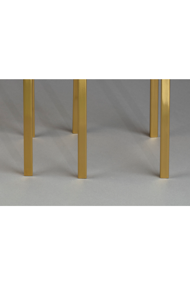 Amber Glass Side Table Set (2) | Dutchbone Bandu | Oroatrade.com