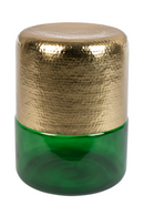 Tinted Glass Base Side Table | Dutchbone Cave | Oroatrade.com