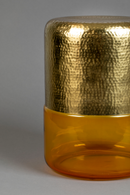 Tinted Glass Base Side Table | Dutchbone Cave | Oroatrade.com