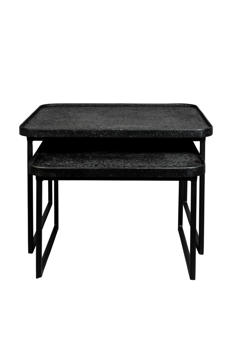 Square Black Nesting Coffee Tables (2) | Dutchbone Winston | Oroatrade.com