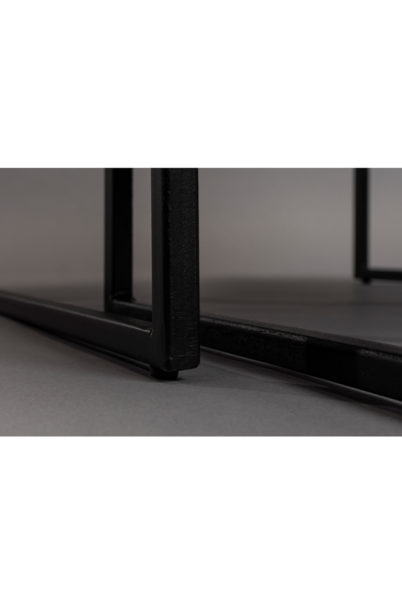 Square Black Nesting Coffee Tables (2) | Dutchbone Winston | Oroatrade.com