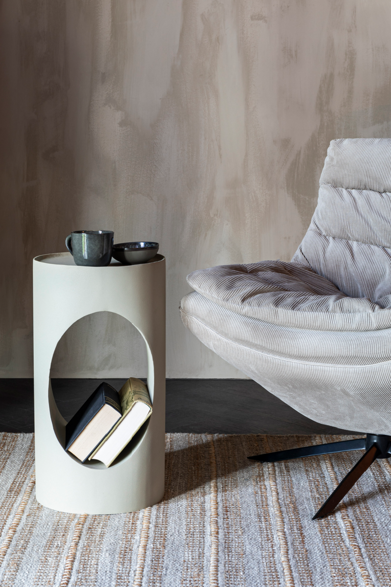 Modern Cylinder Side Table | Dutchbone Sai | Oroatrade.com