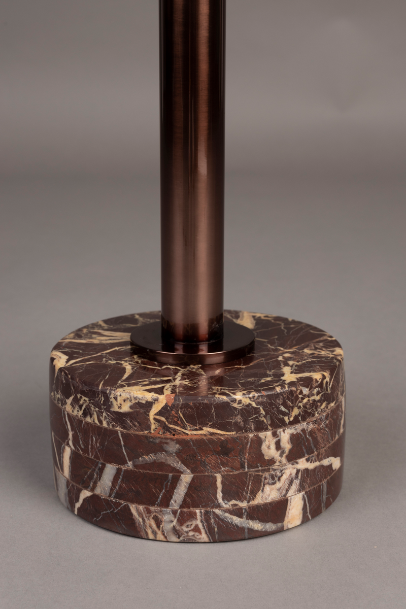 Brown Marble Side Table | Dutchbone Pose | Oroatrade.com