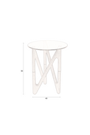 Round Glass Retro Side Table | Dutchbone Naia | Oroatrade.com