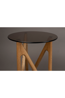 Round Glass Retro Side Table | Dutchbone Naia | Oroatrade.com
