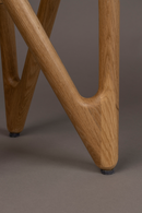 Round Glass Retro Side Table | Dutchbone Naia | Oroatrade.com