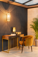 Vintage Herringbone Pattern Console Table | Dutchbone Class | Oroatrade.com