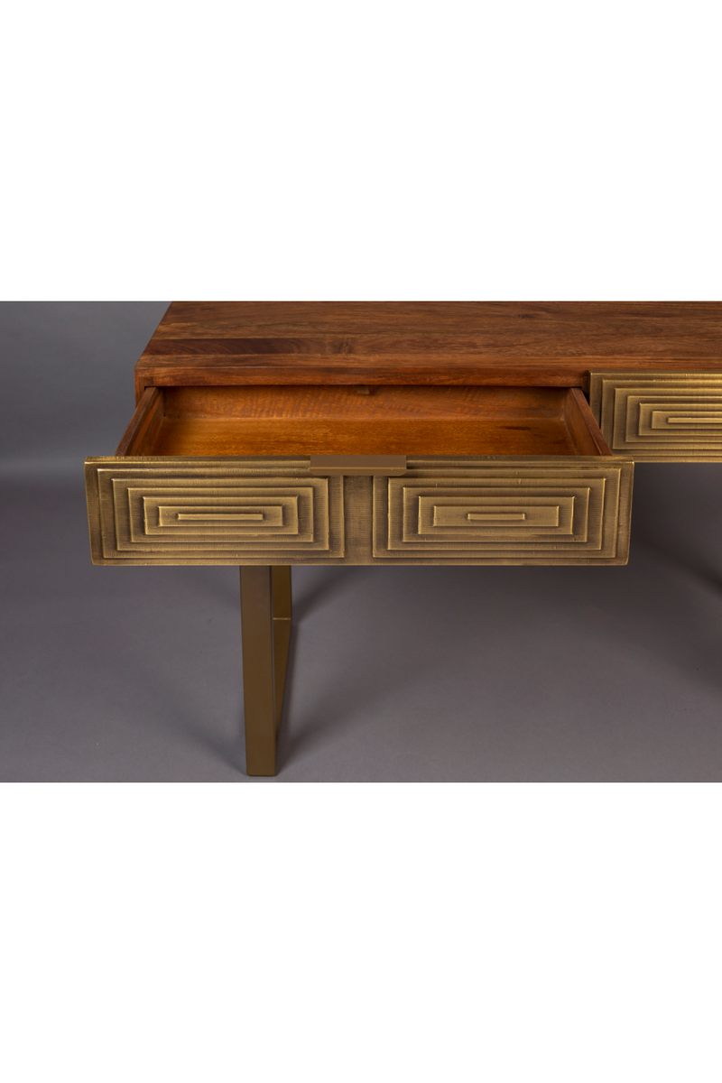 Carved Drawer Console Table | Dutchbone Volan | Oroatrade.com