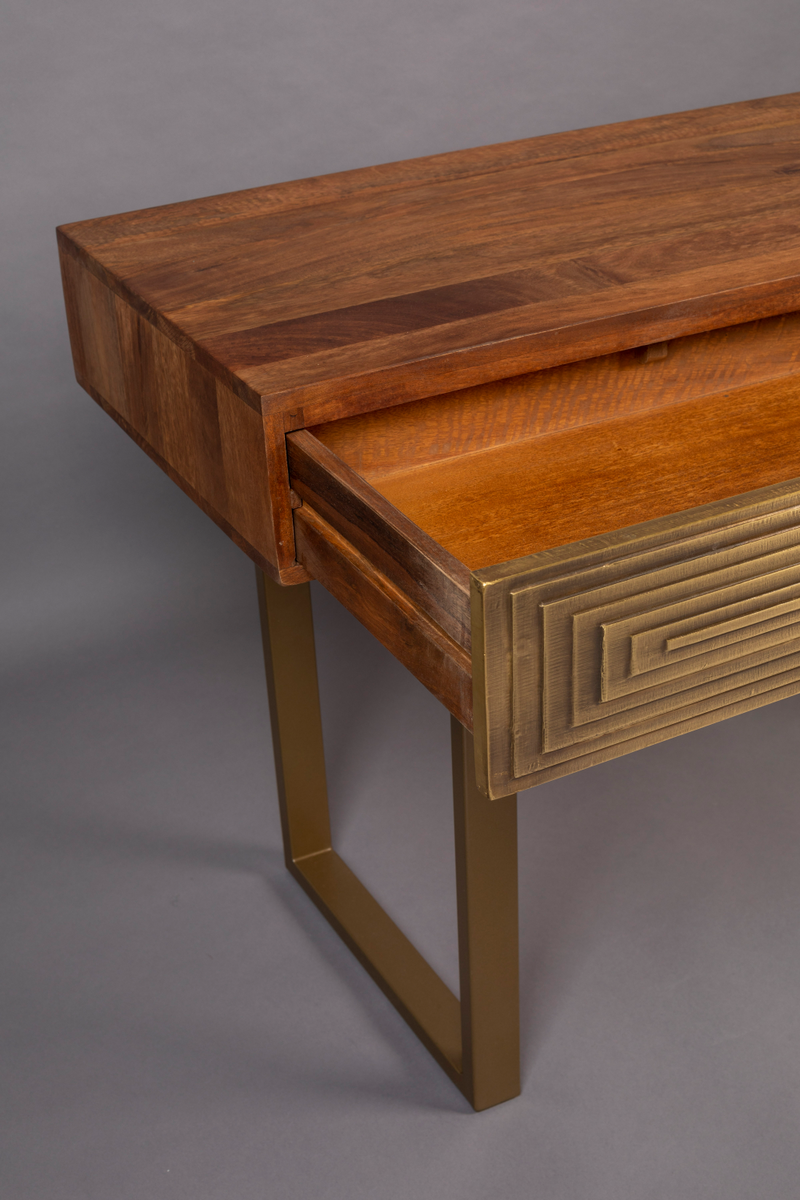 Carved Drawer Console Table | Dutchbone Volan | Oroatrade.com