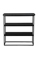 Black Console Table with Shelves | Dutchbone Winston | Oroatrade.com