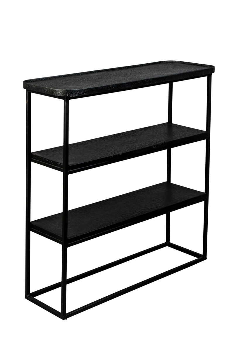 Black Console Table with Shelves | Dutchbone Winston | Oroatrade.com