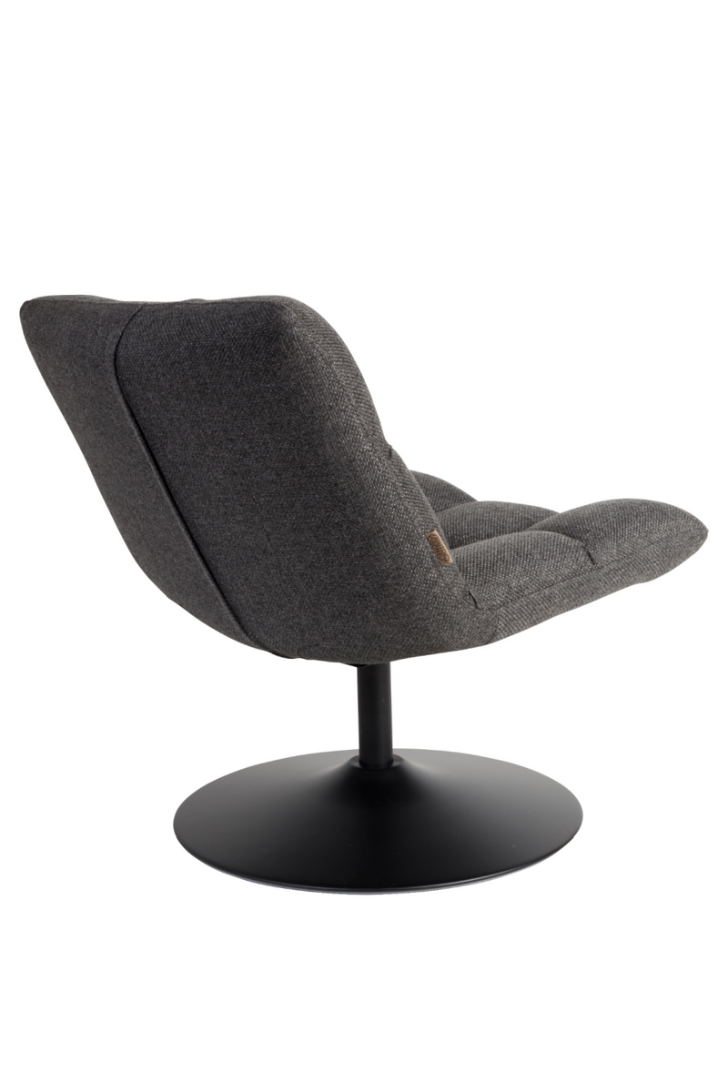 Dark Gray Pedestal Accent Chair | Dutchbone Bar | Oroatrade.com