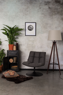 Pedestal Base Padded Lounge Chair | Dutchbone Bar | Oroatrade.com