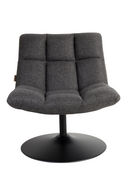 Pedestal Base Padded Lounge Chair | Dutchbone Bar | Oroatrade.com