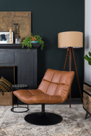 Brown Pedestal Accent Chair | Dutchbone Bar | Oroatrade.com
