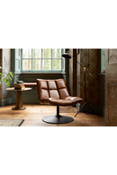 Brown Pedestal Accent Chair | Dutchbone Bar | Oroatrade.com