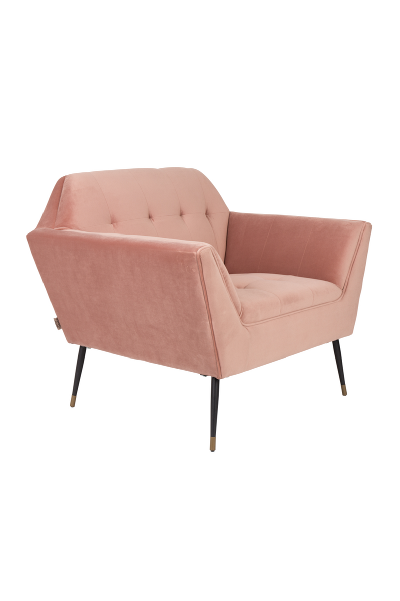 Velvet Upholstered Lounge Chair | Dutchbone Kate | Oroatrade.com