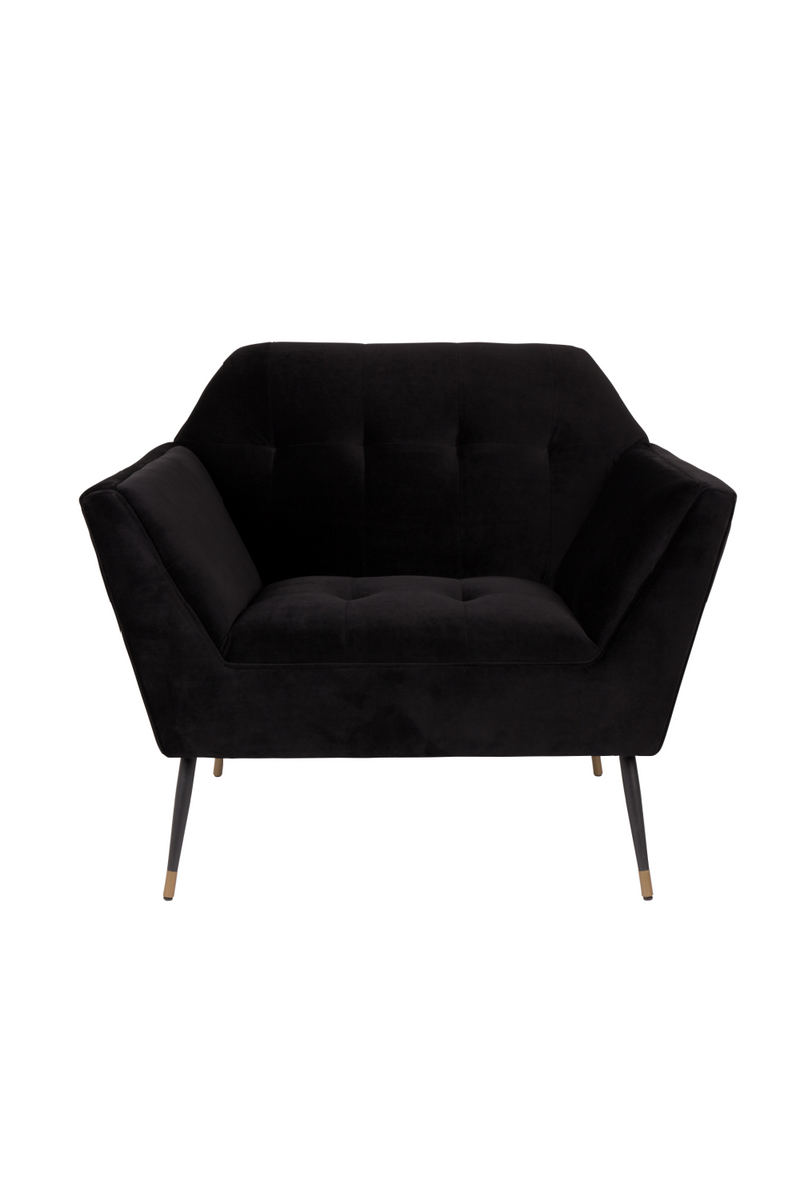 Velvet Upholstered Lounge Chair | Dutchbone Kate | Oroatrade.com