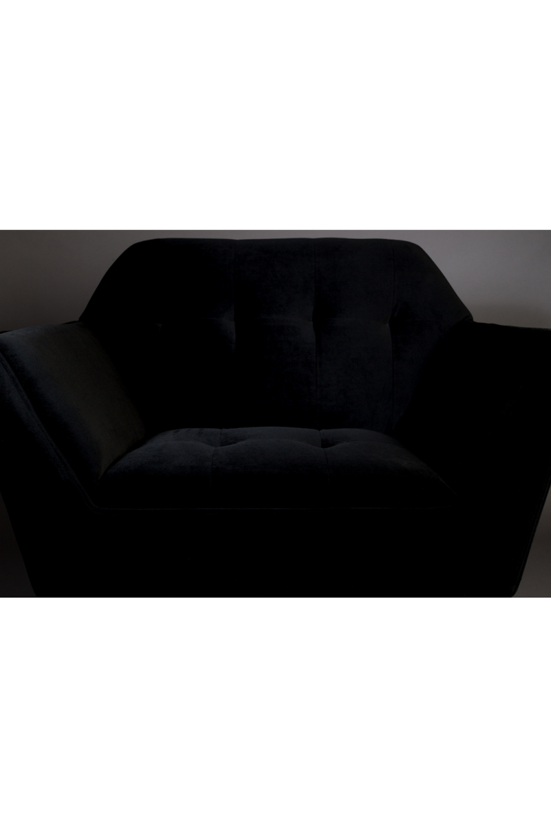 Velvet Upholstered Lounge Chair | Dutchbone Kate | Oroatrade.com