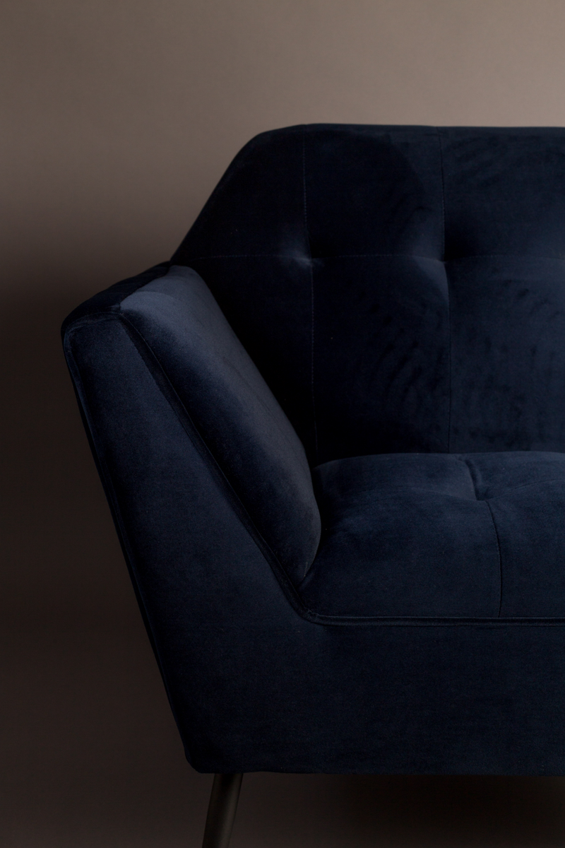 Velvet Upholstered Lounge Chair | Dutchbone Kate | Oroatrade.com