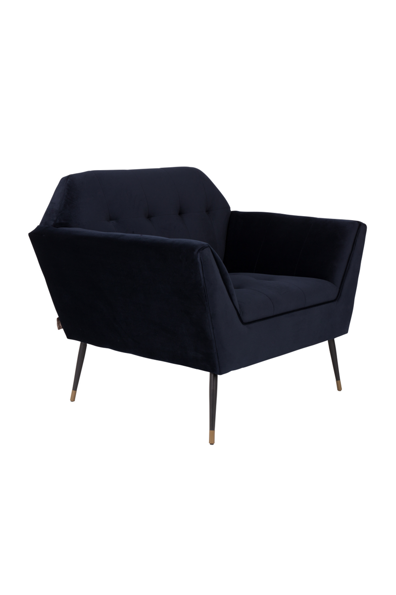 Velvet Upholstered Lounge Chair | Dutchbone Kate | Oroatrade.com