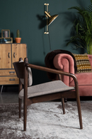 Herringbone Upholstered Armchair | Dutchbone Torrance | Oroatrade.com