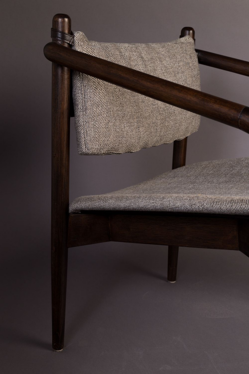 Herringbone Upholstered Armchair | Dutchbone Torrance | Oroatrade.com