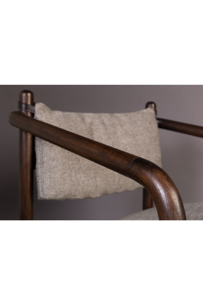 Herringbone Upholstered Armchair | Dutchbone Torrance | Oroatrade.com