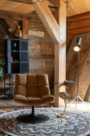 Velvet Pedestal Accent Chair | Dutchbone Bar | Oroatrade.com