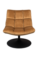 Velvet Pedestal Accent Chair | Dutchbone Bar | Oroatrade.com