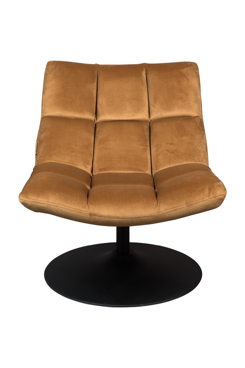 Golden Brown Pedestal Accent Chair | Dutchbone Bar | Oroatrade.com