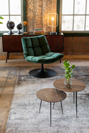 Velvet Pedestal Accent Chair | Dutchbone Bar | Oroatrade.com