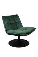 Velvet Pedestal Accent Chair | Dutchbone Bar | Oroatrade.com