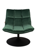 Velvet Pedestal Accent Chair | Dutchbone Bar | Oroatrade.com