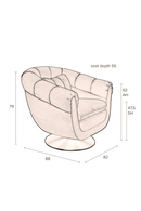 Swivel Lounge Chair | Dutchbone Member | Oroatrade.com
