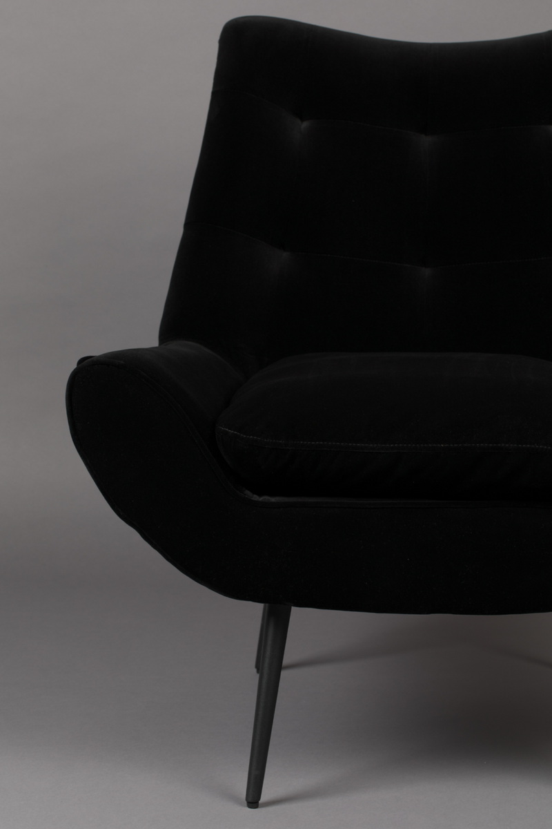 Black Lounge Chairs | Dutchbone Glodis | Oroatrade.com