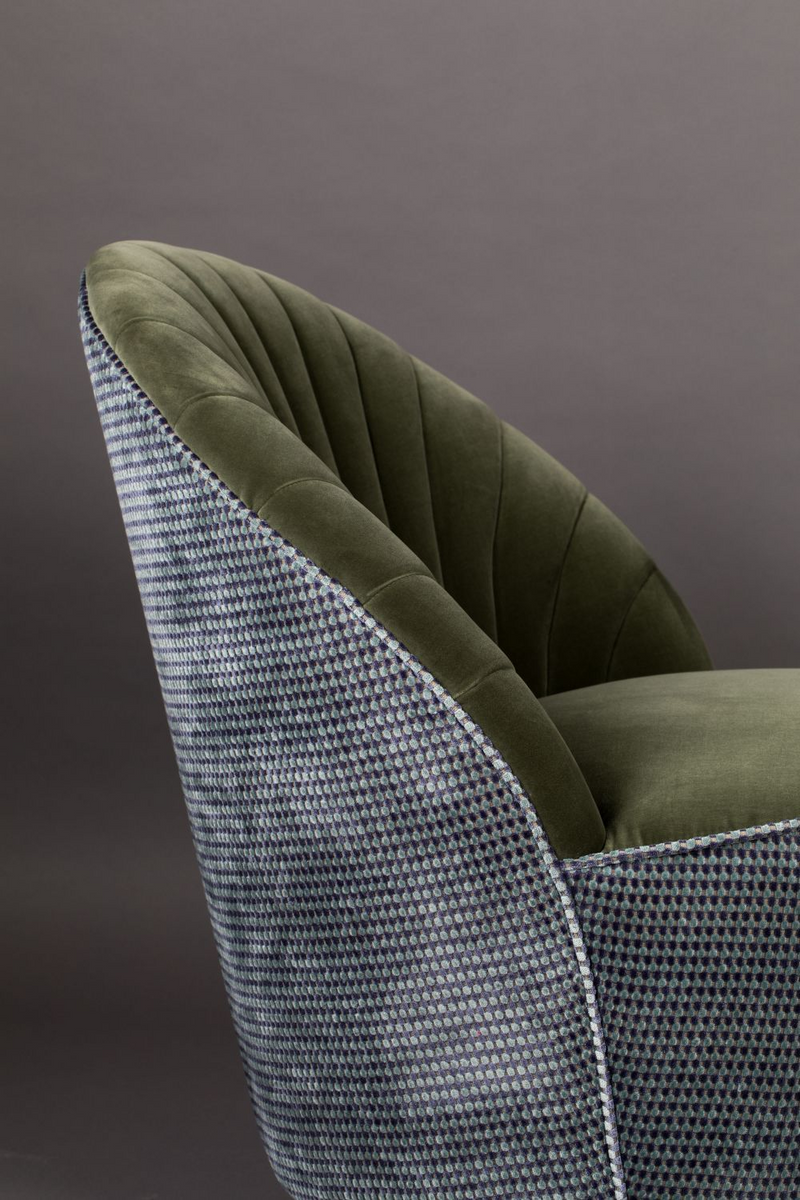 Green Scallop Accent Chair | Dutchbone Madison | Oroatrade.com