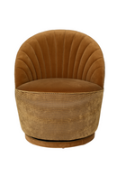 Brown Scallop Accent Chair | Dutchbone Madison | Oroatrade.com