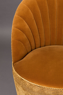 Brown Scallop Accent Chair | Dutchbone Madison | Oroatrade.com