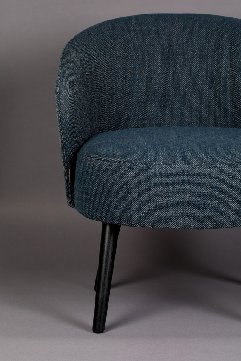 Modern Curved Lounge Chair | Dutchbone Waldo | Oroatrade.com