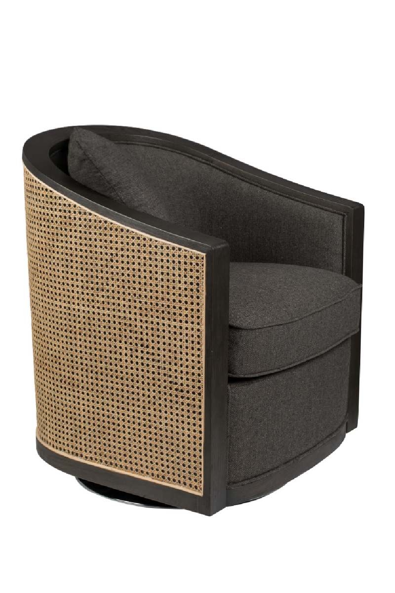 Curved Gray Lounge Chair | Dutchbone Amaron | Oroatrade.com