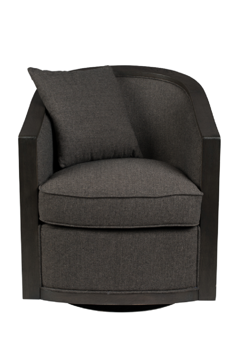 Curved Gray Lounge Chair | Dutchbone Amaron | Oroatrade.com