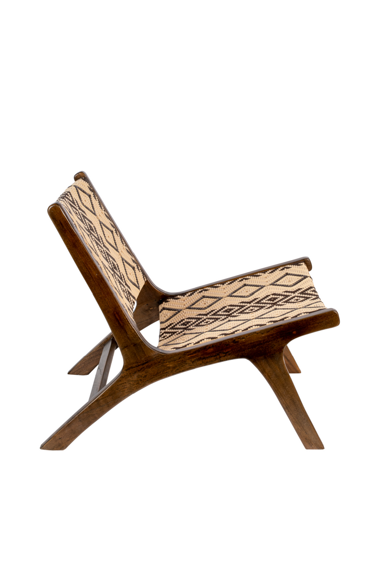 Tribal Pattern Lounge Chair | Dutchbone Landa | Oroatrade.com