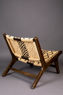 Tribal Pattern Lounge Chair | Dutchbone Landa | Oroatrade.com