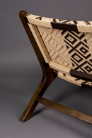 Tribal Pattern Lounge Chair | Dutchbone Landa | Oroatrade.com