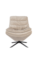 Upholstered Swivel Lounge Chair | Dutchbone Vince | Oroatrade.com