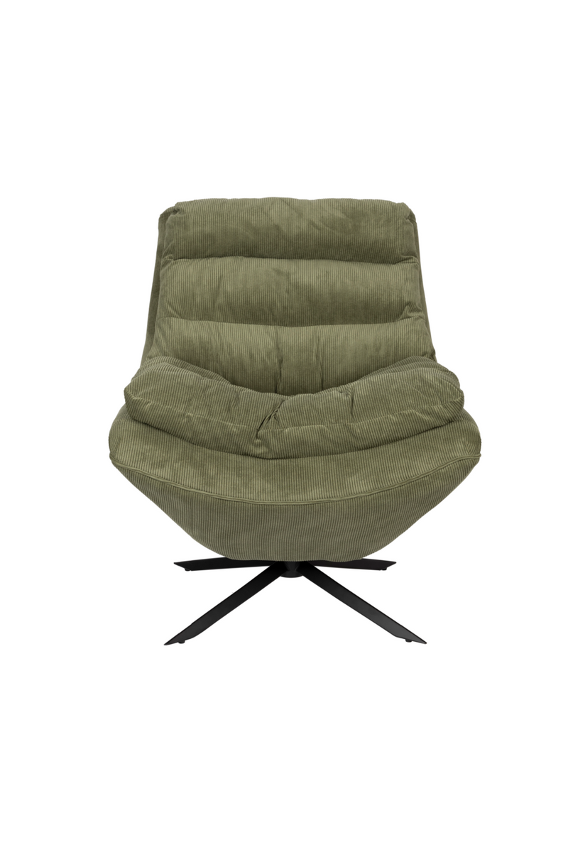 Upholstered Swivel Lounge Chair | Dutchbone Vince | Oroatrade.com