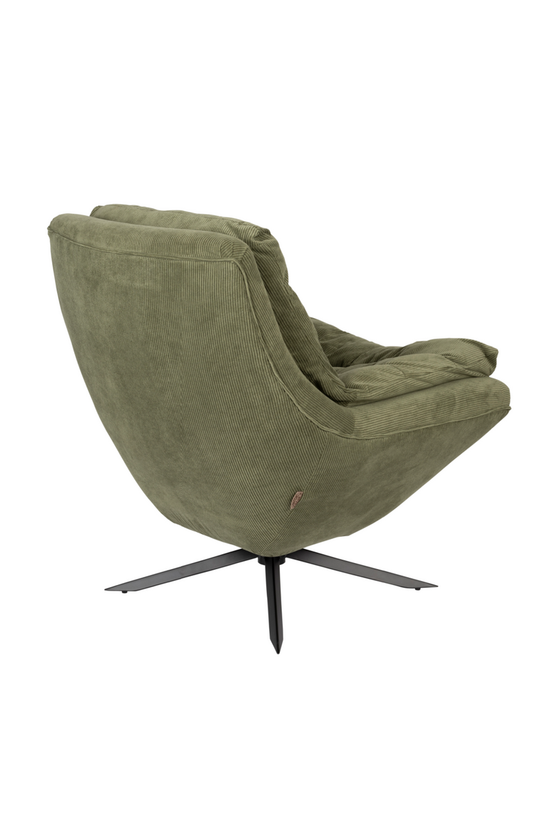 Upholstered Swivel Lounge Chair | Dutchbone Vince | Oroatrade.com