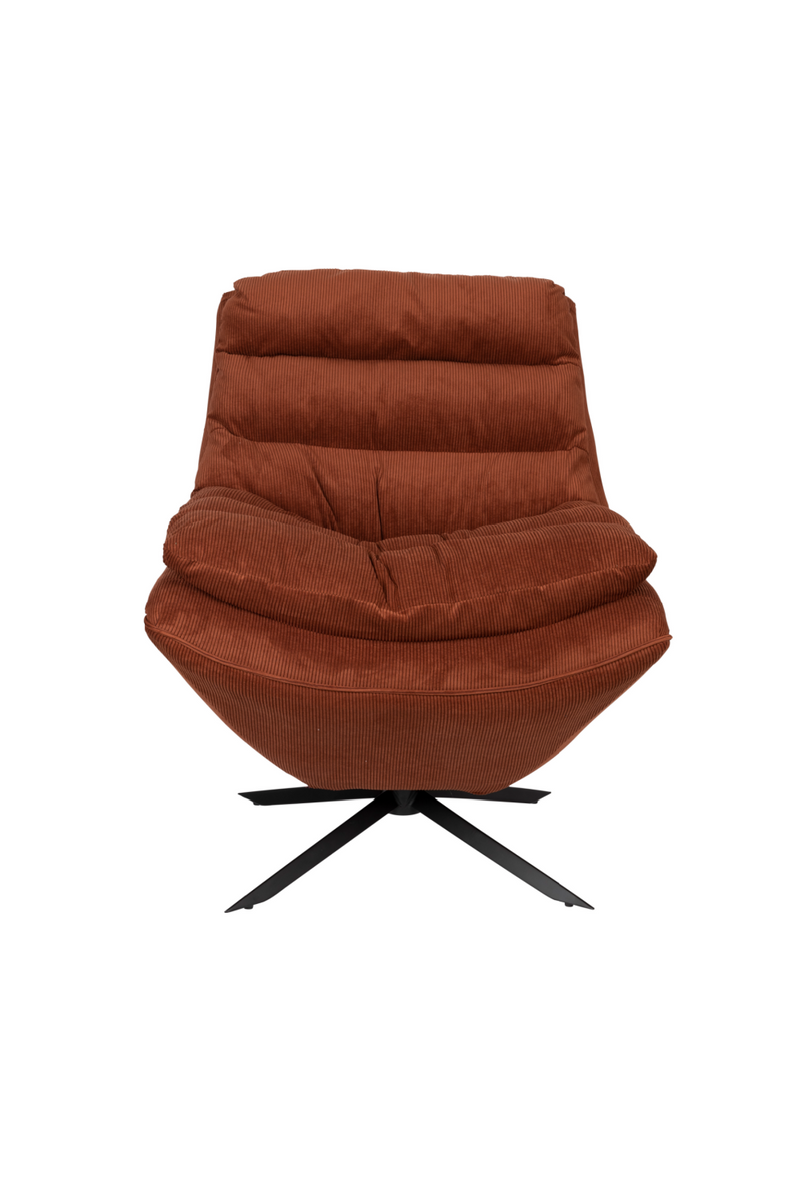 Upholstered Swivel Lounge Chair | Dutchbone Vince | Oroatrade.com